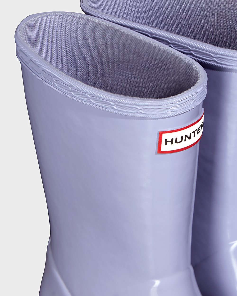 Hunter Original First Classic Gloss Rain Boots - Buy Online Kids Purple - CRQFND698